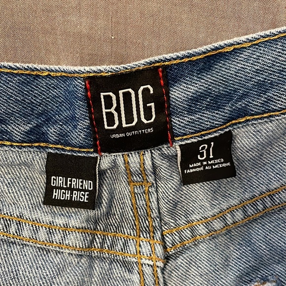 Urban Outfitters BDG Girlfriend High-Rise Shorts - Picture 3 of 3